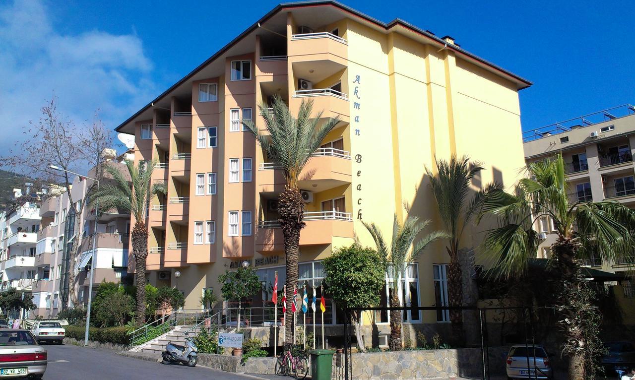 אלאניה Akman Beach Apart Otel מראה חיצוני תמונה